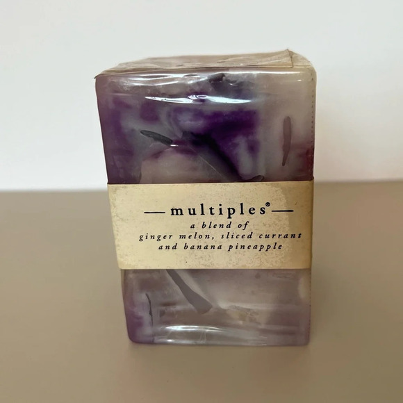 NWT Pier 1 Multiples Ginger Melon Sliced Currant Banana Pineapple Purple Candle - Picture 2 of 7